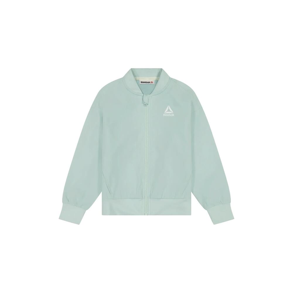 Reebok Girl’s Athletic Lightweight Bomber Jacket, Sizes 14/16, Surf Spray